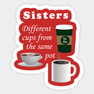 Lispe Sisters 3 Cups Sticker